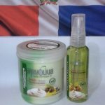 Mayoliva Boe Hair Treatment omega 3 8 oz + shine drops 4 oz intense conditioning