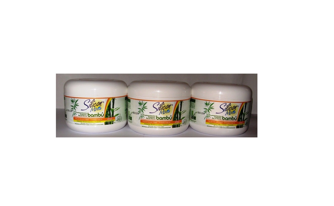 3 Units Silicon Mix Bambu Hair Treatment 16 oz Growth Regenerates Wholesale Combo