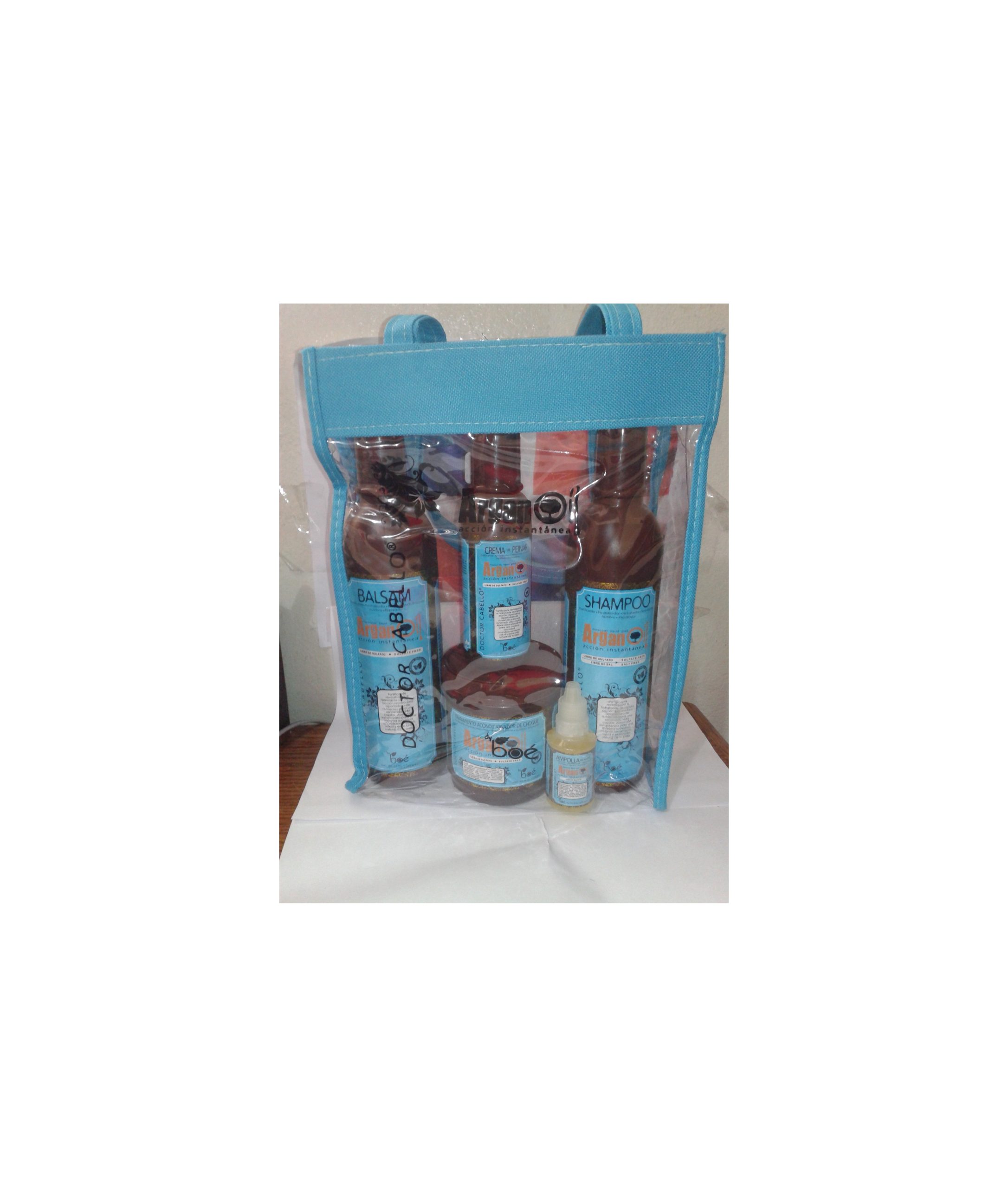 Dr Cabello Boe Argan Oil Combo Gift Bag Shampoo 12 Leave In Hair Treatment 8 Oz Wholesale Combo