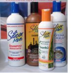 3 UNITS SILICON MIX + PERLA + ARGAN OIL SHAMPOO 16 OZ + BAMBU 8 OZ