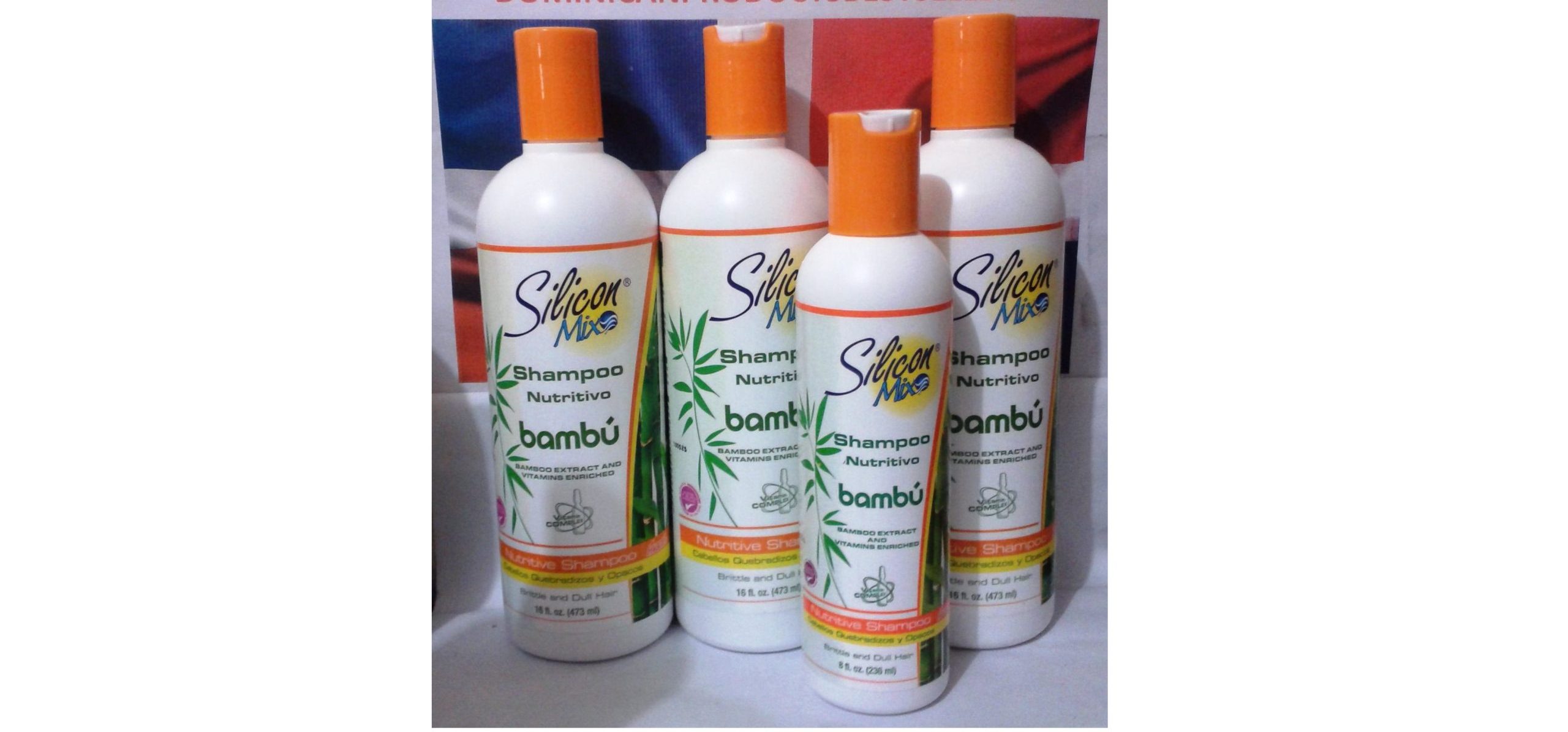 3 UNITS SILICON MIX SHAMPOO 16 OZ BAMBU + SHAMPOO 8 OZ