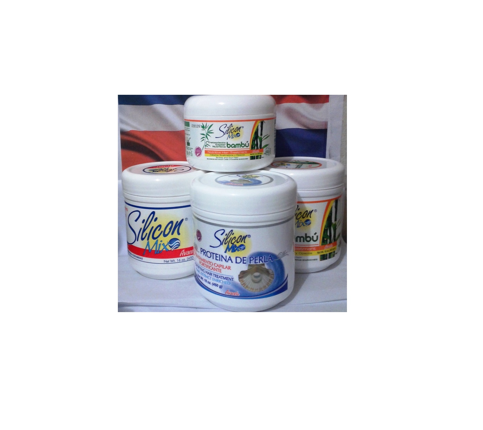 3 Units Silicon Mix + Bambu + Perla Hair Treatment 16 oz + Bambu 8 oz Combo