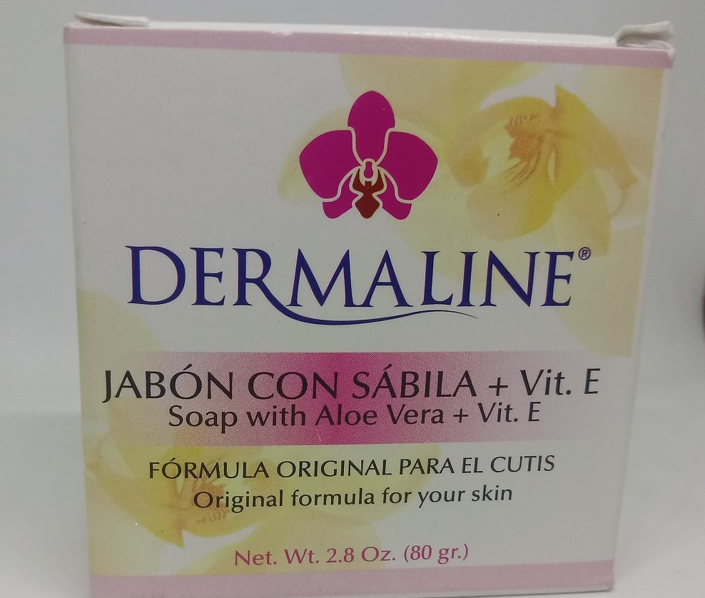 Dermaline Jabón 2.85 oz con Aloe Vera