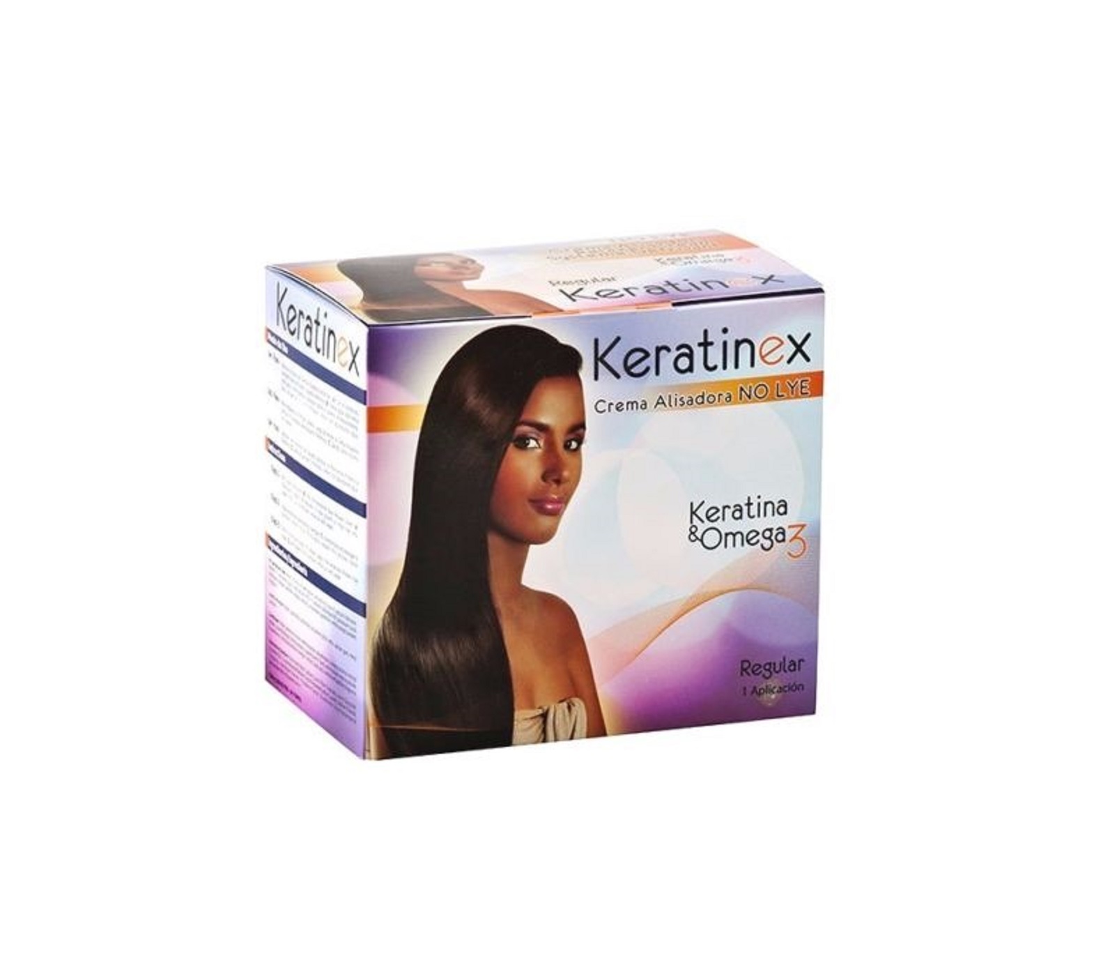 Keratinex No-Lye Relaxer Kit Keratin & Omega 3 REGULAR 1 app Brasil Japan Europe