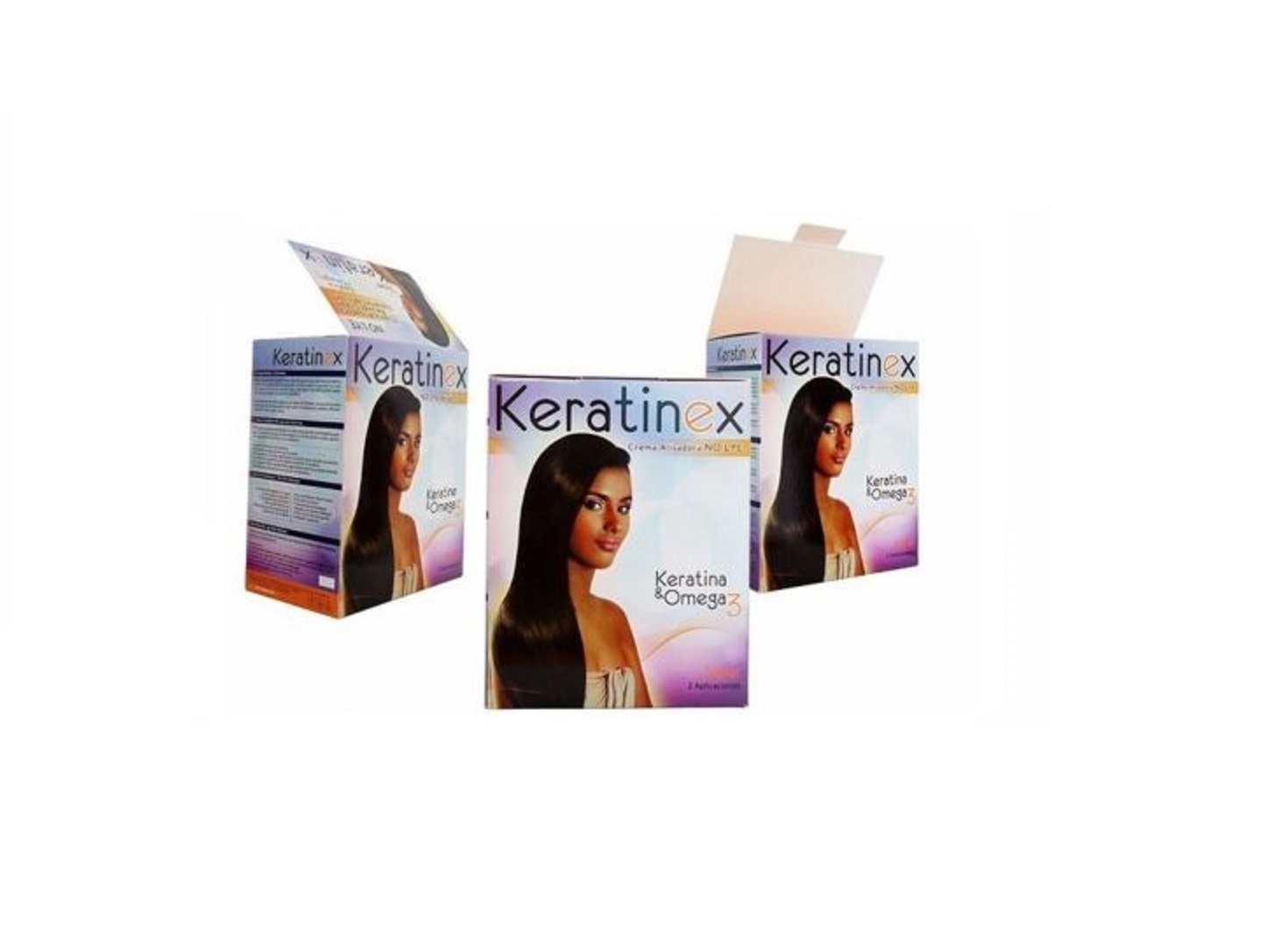 Keratinex No-Lye Relaxer Kit Keratin & Omega 3 SUPER 2 app Brasil Japan Europe