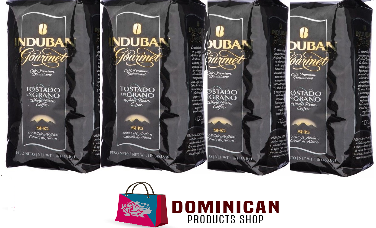 4 pound CAFE Santo Domingo INDUBAN GOURMET grounded dominican coffee 100% EUROPE