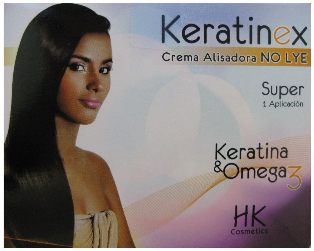 Keratinex No-Lye Relaxer Kit w/Keratin & Omega3 Super 1 app Brasil Japan Europe