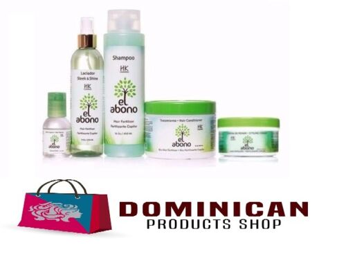 EL ABONO KIT HAIR FERTILIZER SHAMPOO LEAVE HAIR TREATMENT STRAIGHTENER GROWTH