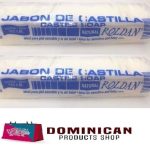 2 BAR 1/2 POUND Roldan Dominican Jabon Castilla Castile Soap sensitive baby SKIN