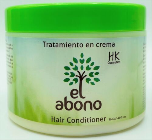 EL ABONO HAIR FERTILIZER STRAIGHTENER GROWTH HAIR MASK 16 OZ  BRASIL JAPAN EUROP