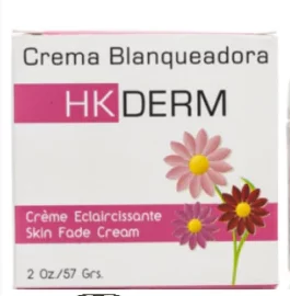 HK DERM WHITENING CREAM 2 oz 112 g CREMA BLANQUEADORA DOMINICAN  DARK SPOTS