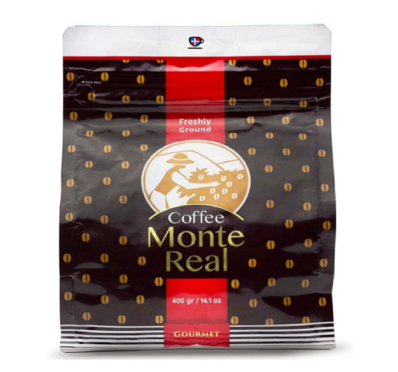 Monte Real-café gourmet arábica, con sabor a tierra 400 Gr, Marrón