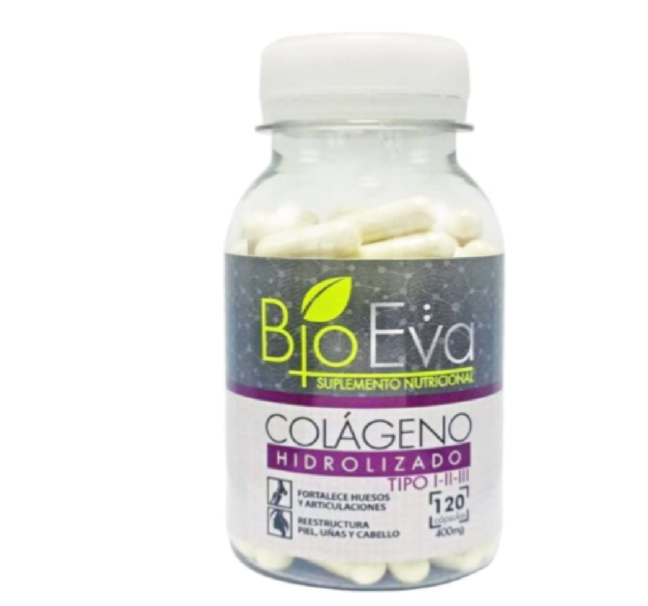 Bio Eva hidrolizado ganar Tipo L-ll-lll 120 cápsula 120 400 MG