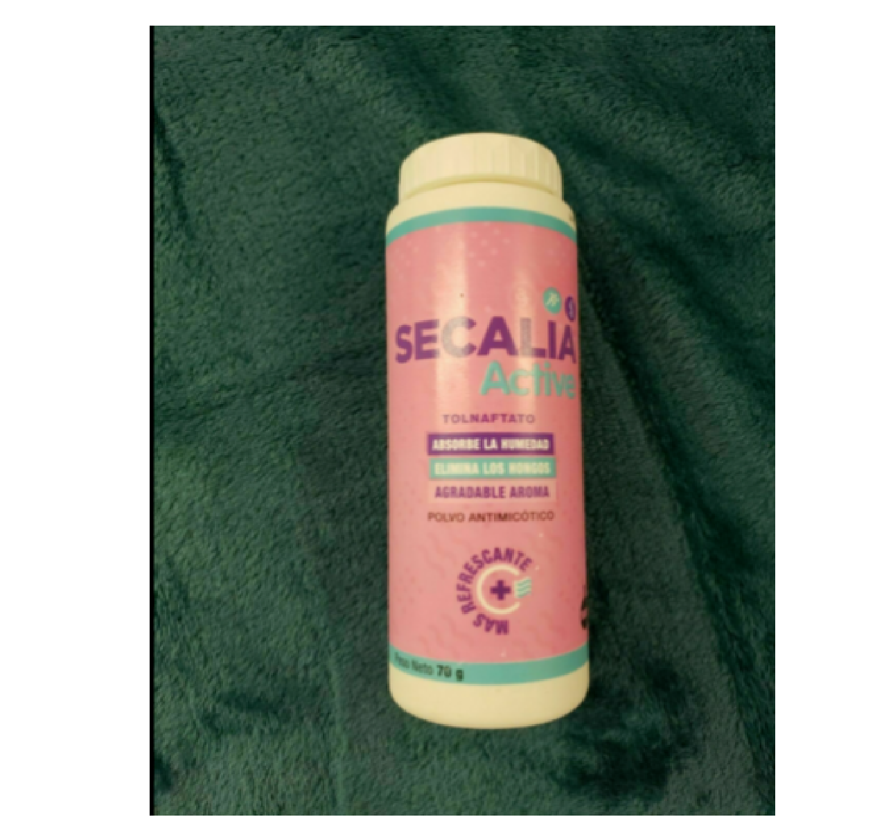Secalia Talco Tratamiento para Hongos en entrepiernas, tartas y senos 2.47 OZ.