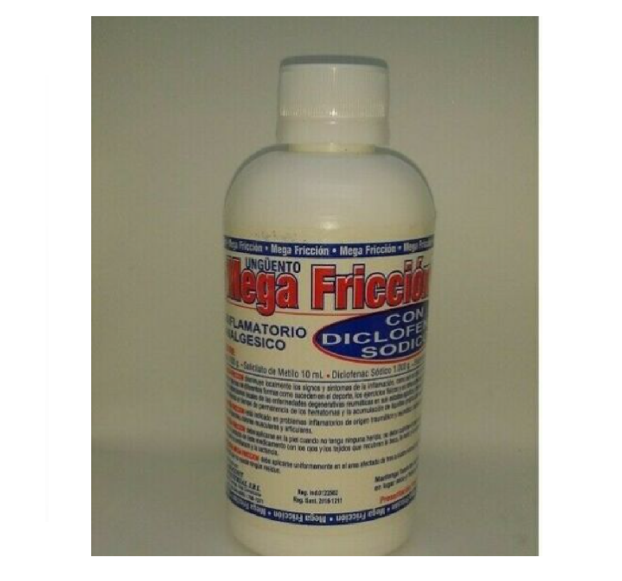 1 friccilicont Mega Friccion Pomada 10 OZ reumática Artritis Ciática
