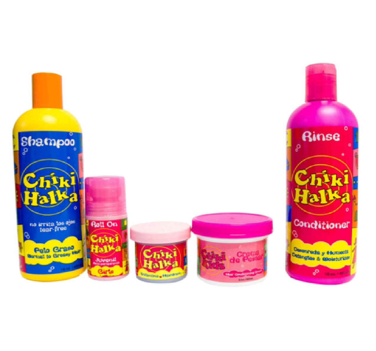 Chiki Halka Pack Para Niños inspiró Kit de a del cabello