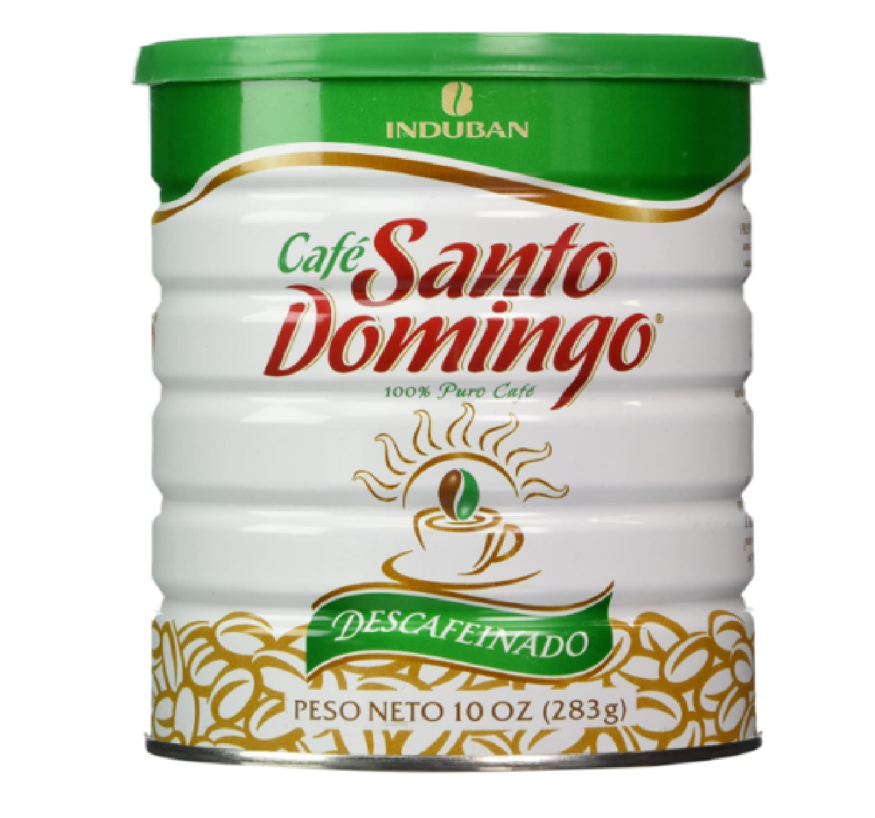 Café Descafeinado Santo Domingo descafeinado 2 latas de 10 onzas