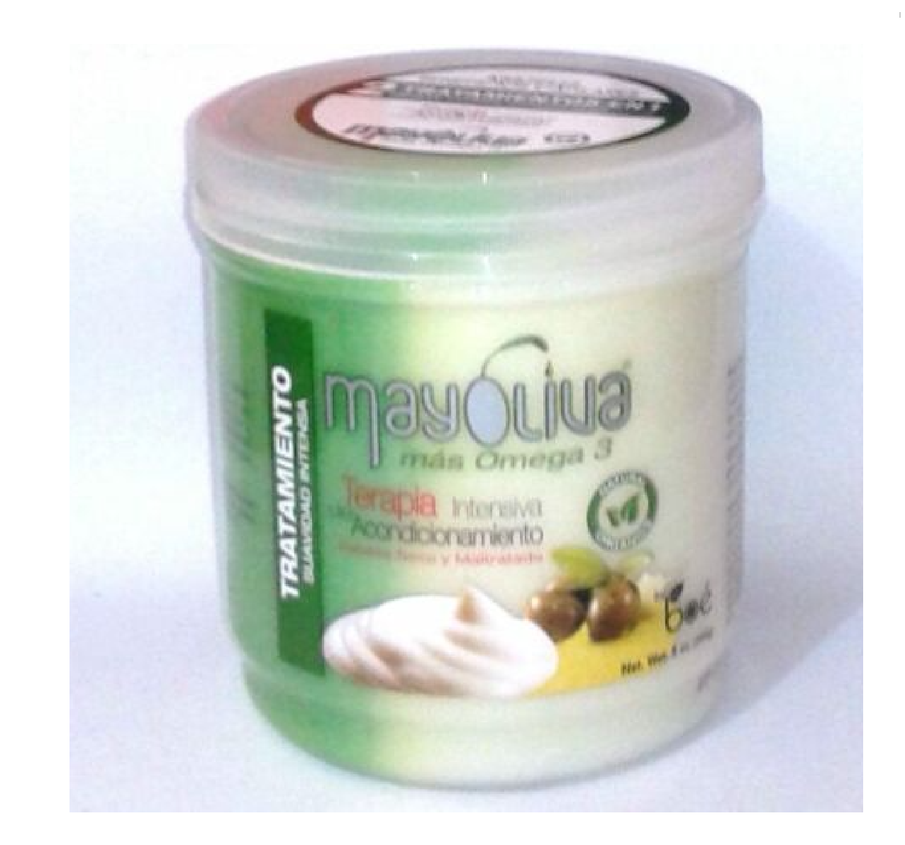 Mayoliva BOE para el cabello Plus Omega 3 8 OZ intenso acondicionamiento Seco Dañado