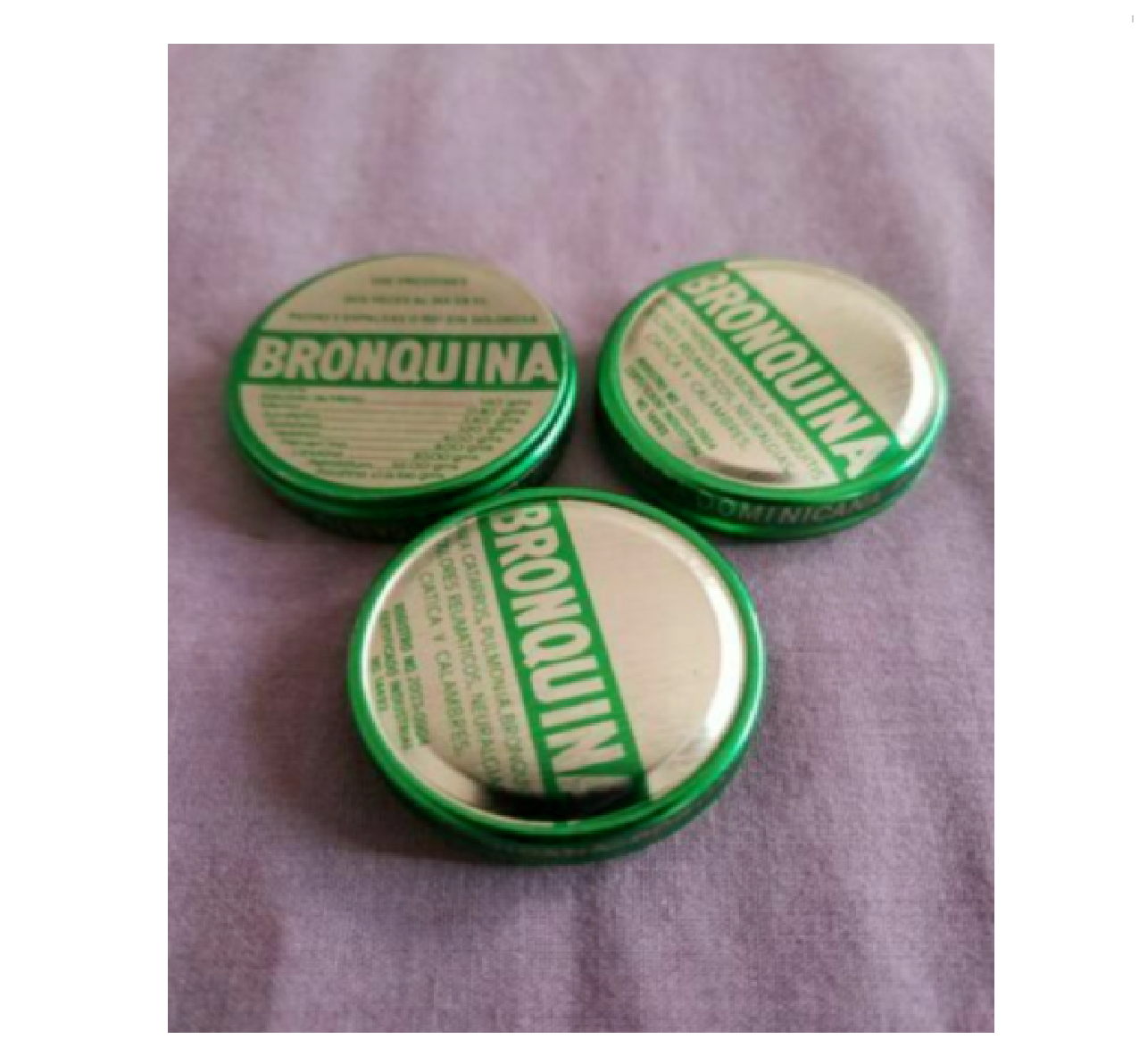3 Pack bronquina Frío/Gripe Alivio duraban catarro bronquitis Dominicana producto