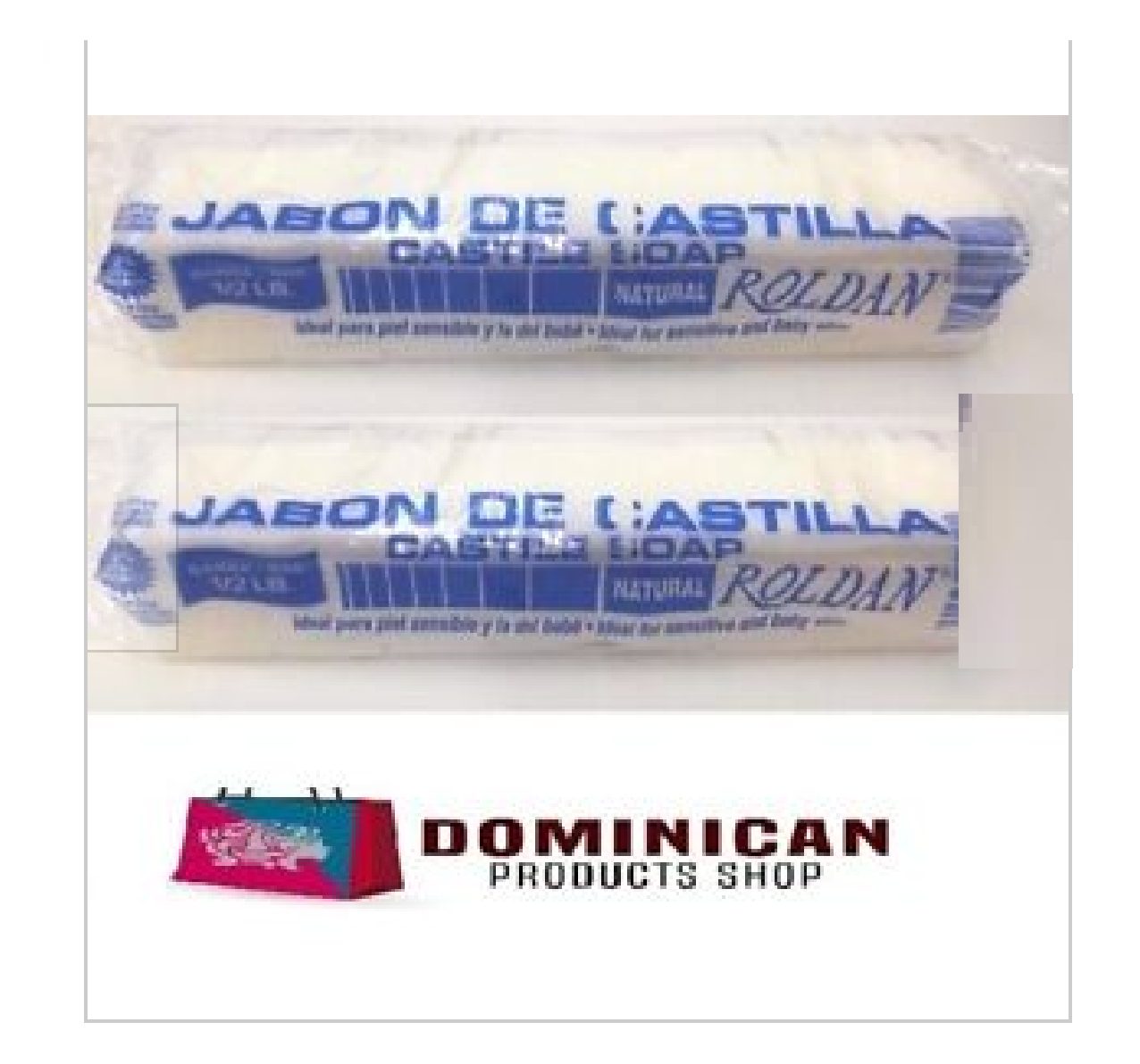 2 Bar 1/2 libras Roldan Dominicana orfebre Castilla Jabón Castilla la piel sensible bebé