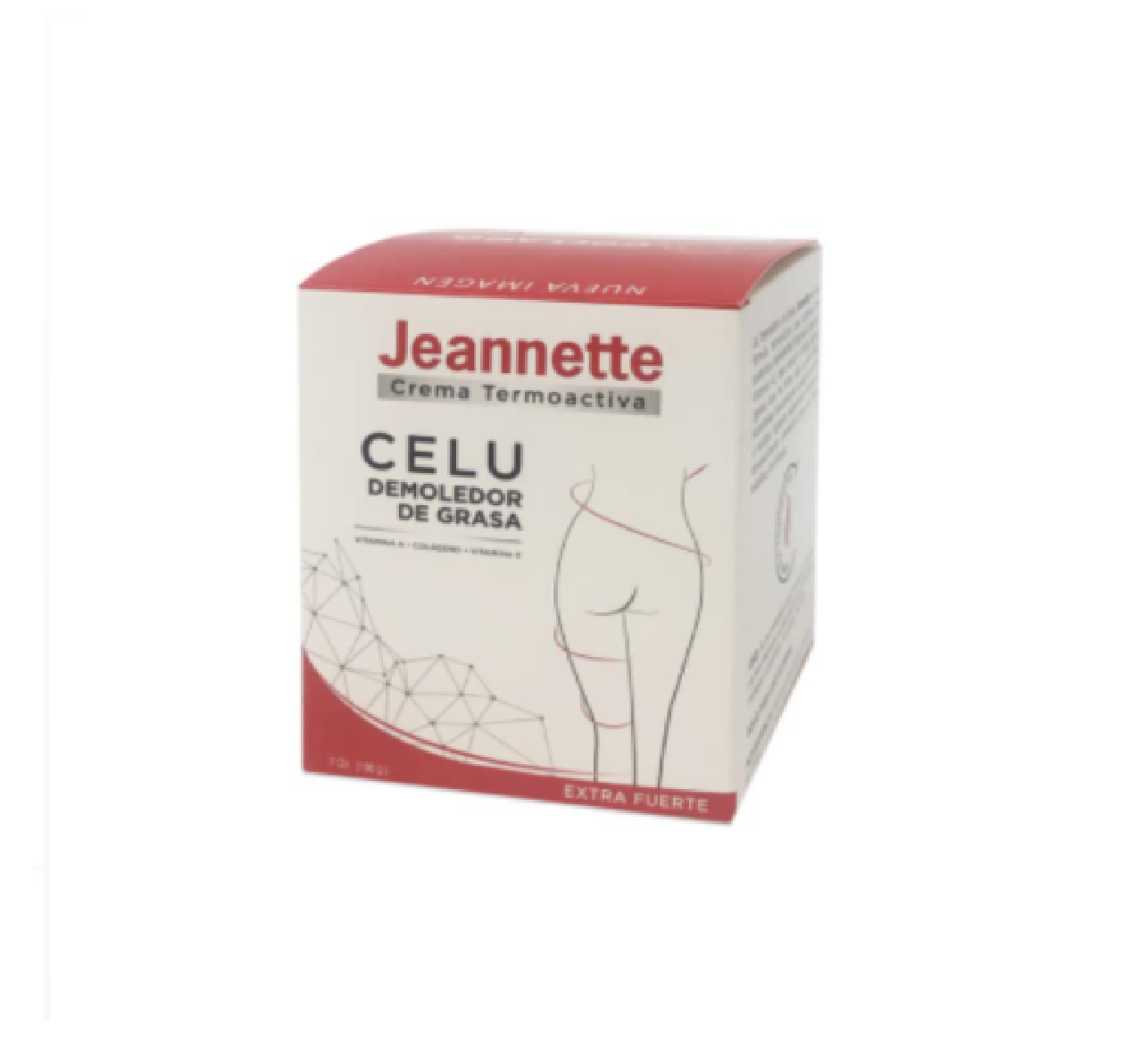 Jeannette extra fuerte Thermoactive reducir Crema 7 Oz. (Crema Termoactiva)