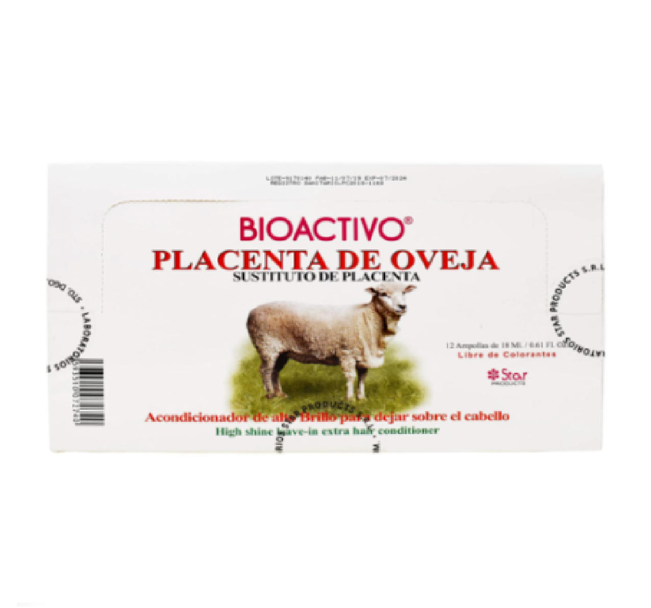 Bio Complejo purificada con licencia de ovejas en el cabello Acondicionador