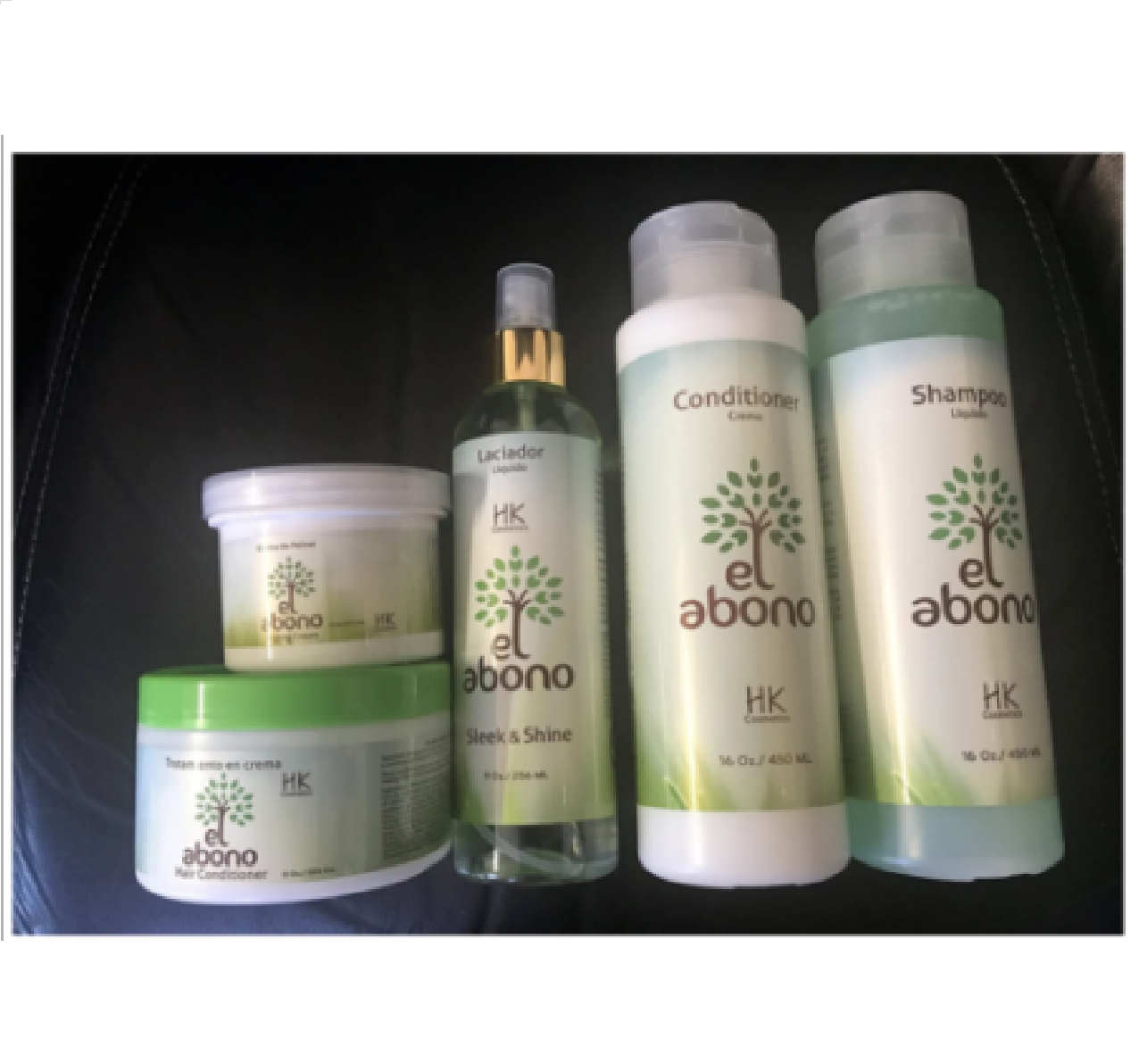 El abono Kit Completo, Champú Acondicionador Tratamiento Brillo Crema Para Peinar Elegante