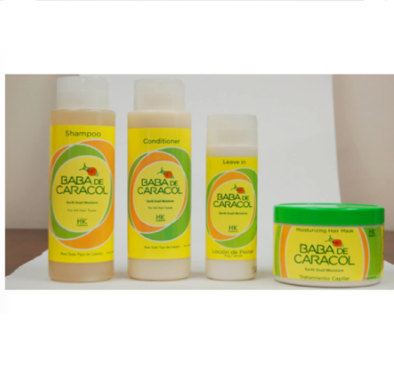 Halka Baba de Caracol Cuidado del Cabello Combo Set