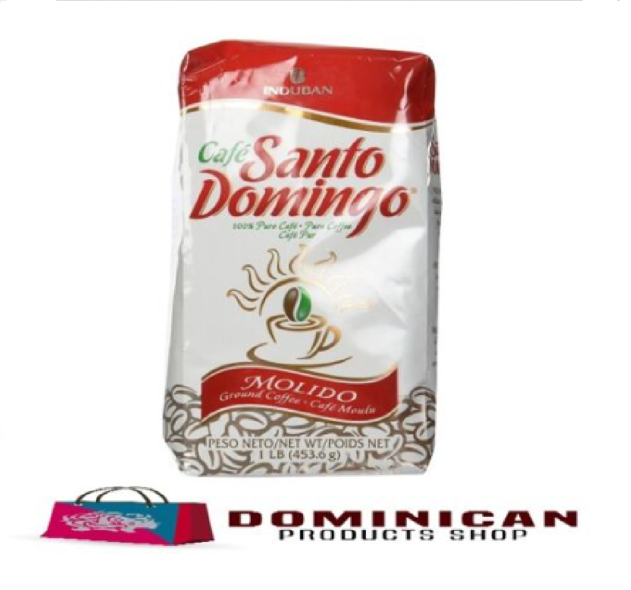Cafe Santo Domingo el mejor Dominicana café con conexión a tierra 1 libras 454 gramos